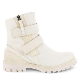 Ecco Tredtray White/off-white Moto Boots